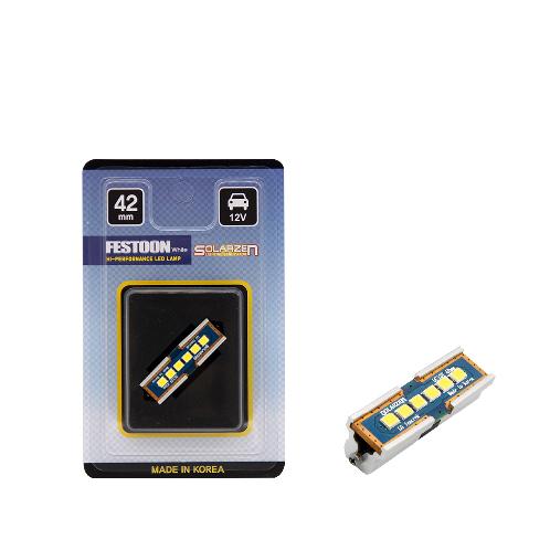 Automotive LED Bulb T10 FESTOON HEATSINK 42mm